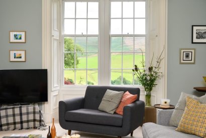 The sitting room at Quarter House, Scottish Borders