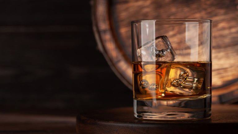 Glass of whiskey