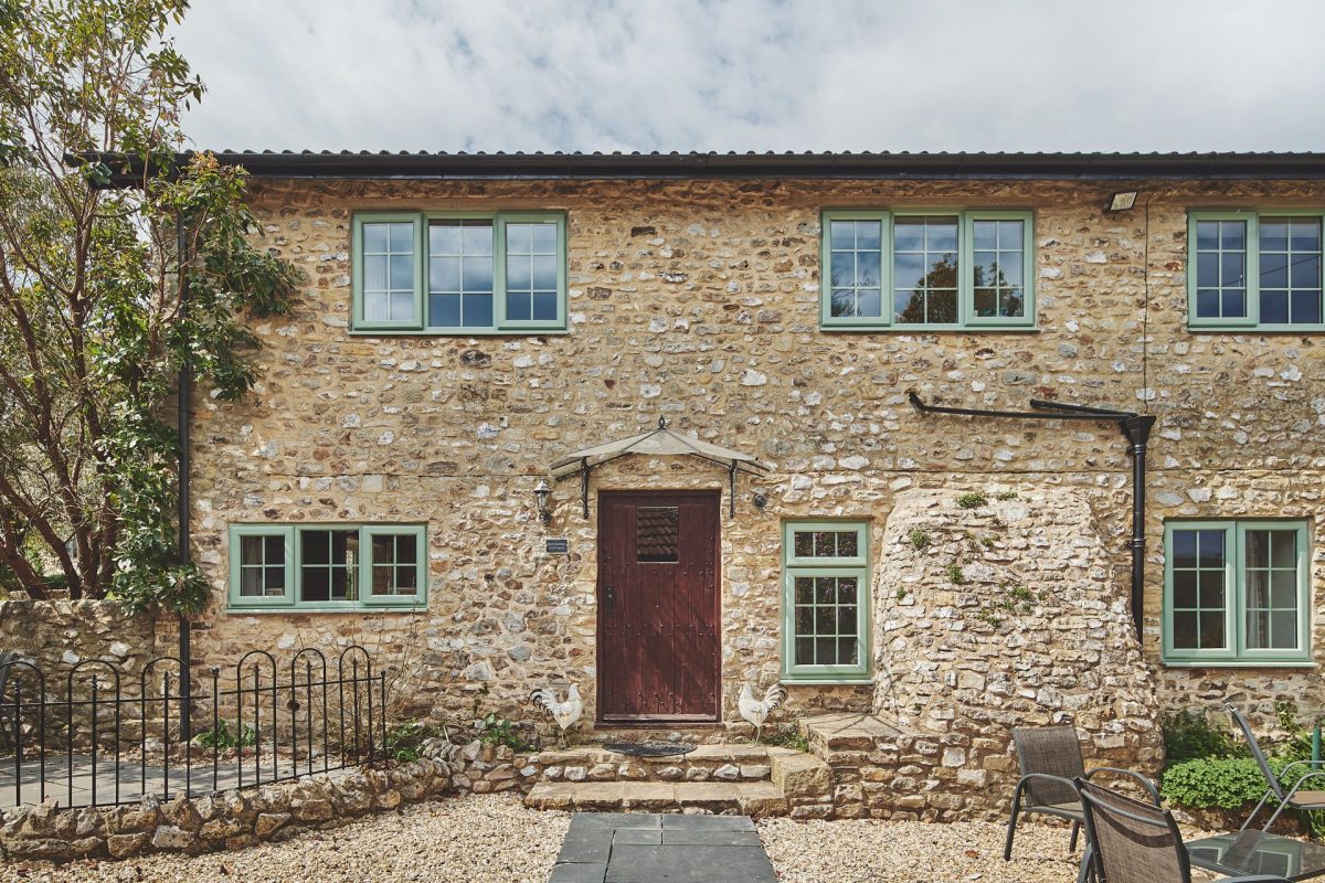 The exterior of Blackdown Cottage, Devon