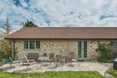The exterior of Tree Pipit Cottage, Devon