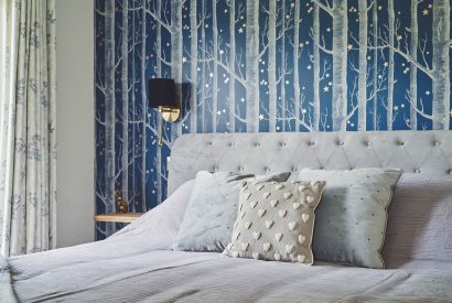 A bedroom at Shepherd's Rest, Montgomeryshire