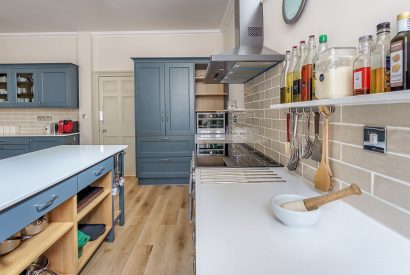 The kitchen at Plas Efailnewydd, Llyn Peninsula