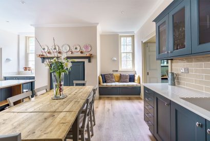 The kitchen at Plas Efailnewydd, Llyn Peninsula