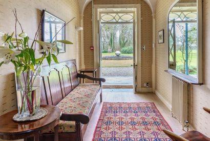 The hallway at Plas Efailnewydd, Llyn Peninsula