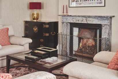 The living room at Coastal Manor Retreat, Hampshire
