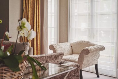 The living room at Coastal Manor Retreat, Hampshire