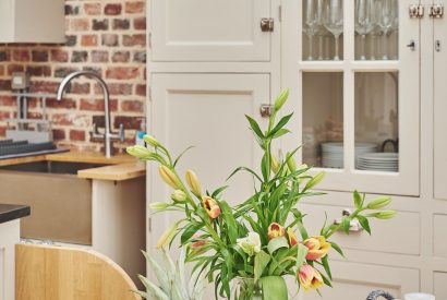 The kitchen at Coastal Manor Retreat, Hampshire