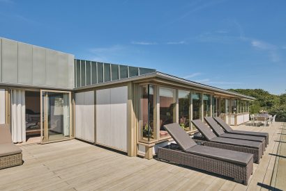 Sunlounges at Beach View, Pembrokeshire