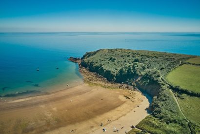 The sea view from Beach View, Pembrokeshire