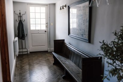 The entrance hall at The Farmstay, Hampshire