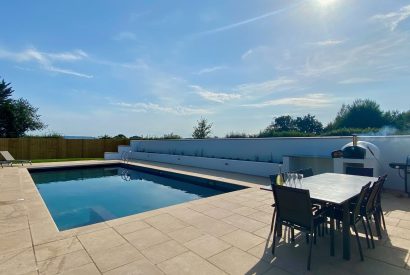 The swimming pool at Oakfield, Somerset