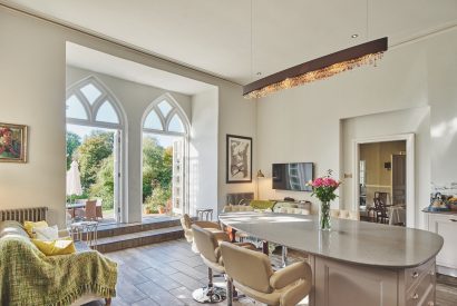The kitchen at Roupel Hall, Devon