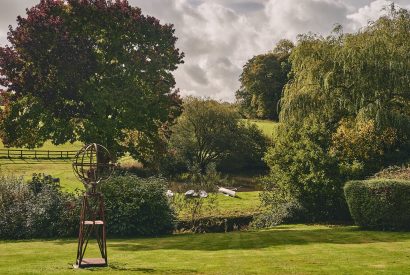 The gardens at Roupel Hall, Devon