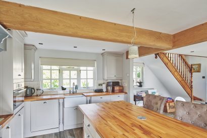 The kitchen at Roupel Estate, Devon