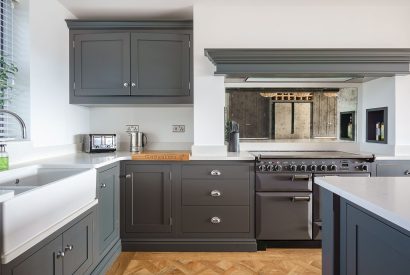 The kitchen at Groeslon, Anglesey