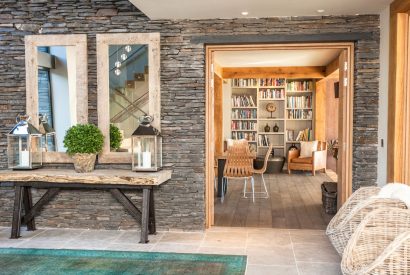 The entrance hall at Lake View Lodge, Lake District