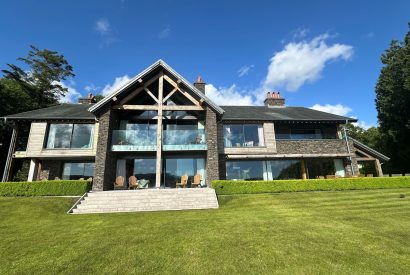 The exterior of Lake View Lodge, Lake District