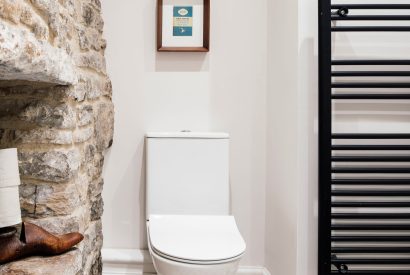 The bathroom at Sweet Pea Cottage, Litton, Peak District