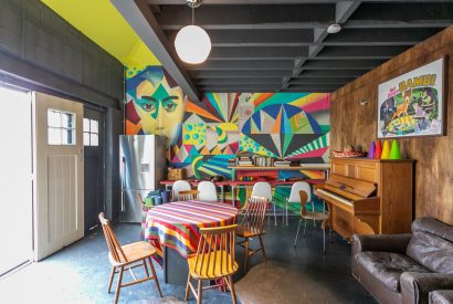 Entertaining space at Elysium House, Yorkshire Dales