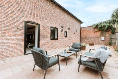 The terrace at Denman, Shropshire