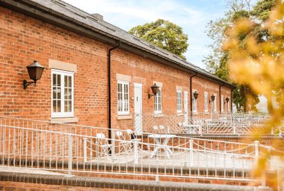 Outdoor space at The Equestrians, Shropshire