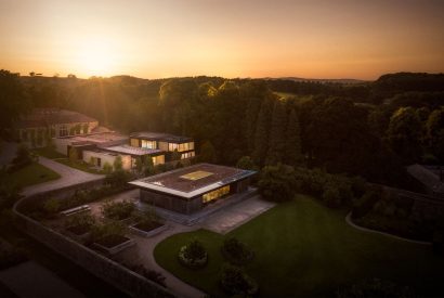 The spa complex at Broughton Hall, Yorkshire Dales