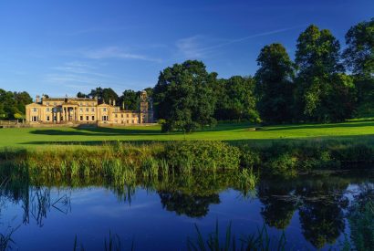 The grounds at Broughton Hall, Yorkshire Dales
