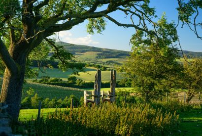 The views at Broughton Hall, Yorkshire Dales