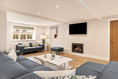 The lounge at Oxwich Retreat, Gower