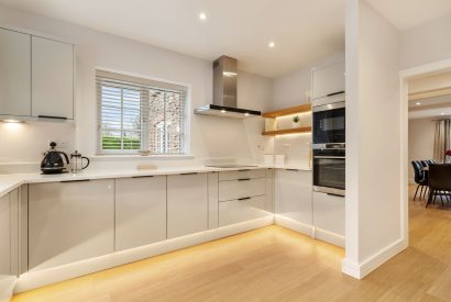 The kitchen at Oxwich Retreat, Gower