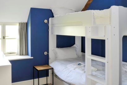 A bunk bedroom at The Creamery, Somerset
