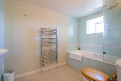 A bathroom at The Creamery, Somerset