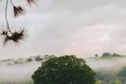 Countryside views at Cedar Lodge, Herefordshire