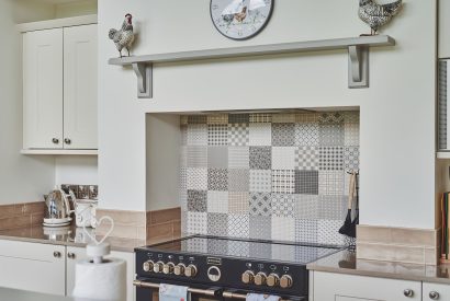 The kitchen at Lower Tumble Cottage, Shropshire Hills