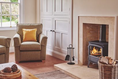 The living room at Coach House, Cumbria