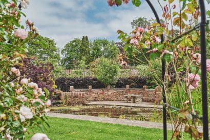 The gardens at Clock Tower, Cumbria