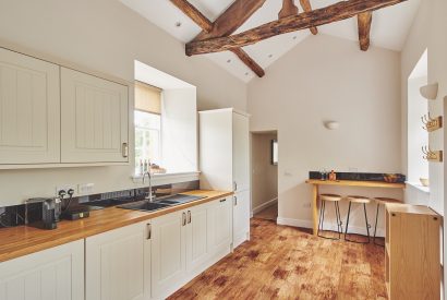 The kitchen at Gardeners Cottage, Cumbria