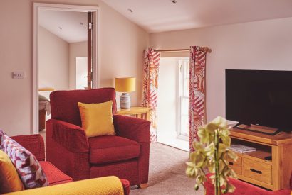 The living room at Grooms Quarters, Cumbria