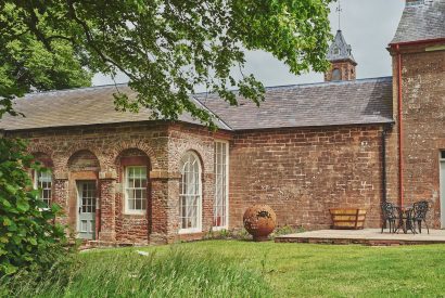 The gardens at Grooms Quarters, Cumbria