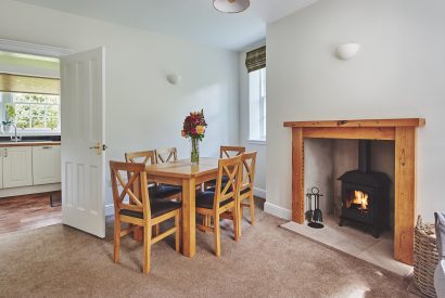 The dining room at Middle Lodge, Cumbria