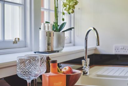 The kitchen at Middle Lodge, Cumbria