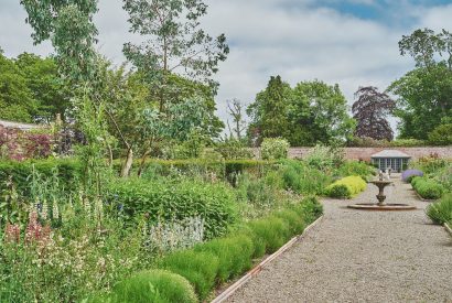 The gardens at Middle Lodge, Cumbria