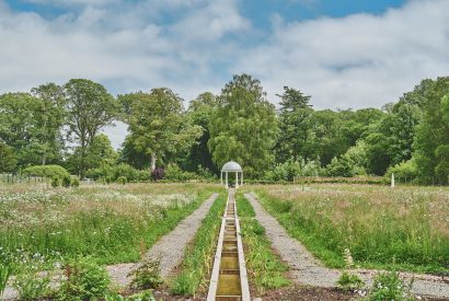 The gardens at Middle Lodge, Cumbria