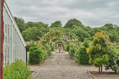 The gardens at Middle Lodge, Cumbria