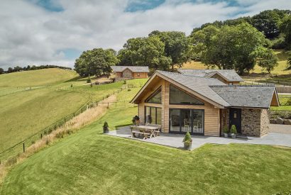 The exterior of Lower Tumble Cottage, Shropshire Hills