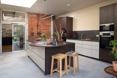 The kitchem dining area at Grange Cottage, Bursledon, Hampshire