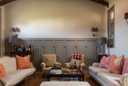 The sitting room at Grange Cottage, Bursledon, Hampshire
