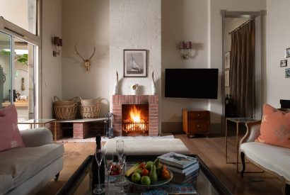 The sitting room at Grange Cottage, Bursledon, Hampshire