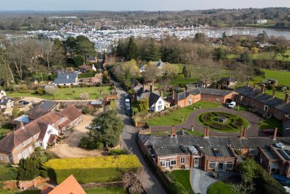 The view at at Grange Cottage, Bursledon, Hampshire