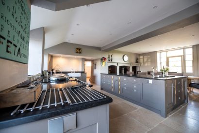 The kitchen-diner at Mihangel House, Denbighshire 